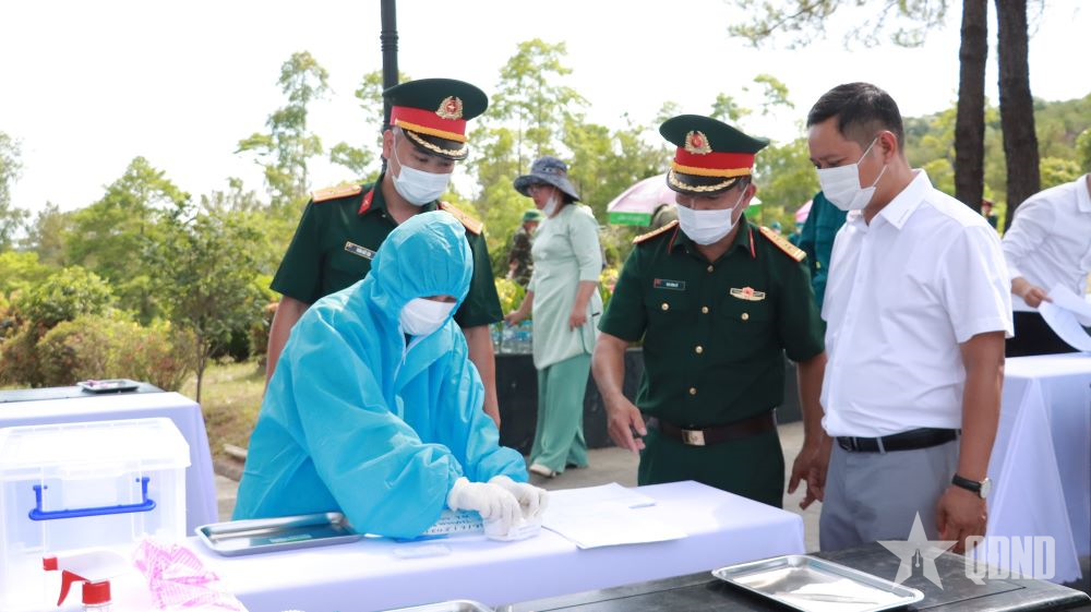 TP Huế hoàn thành sớm việc lấy mẫu hài cốt liệt sĩ tại 42 nghĩa trang liệt sĩ
